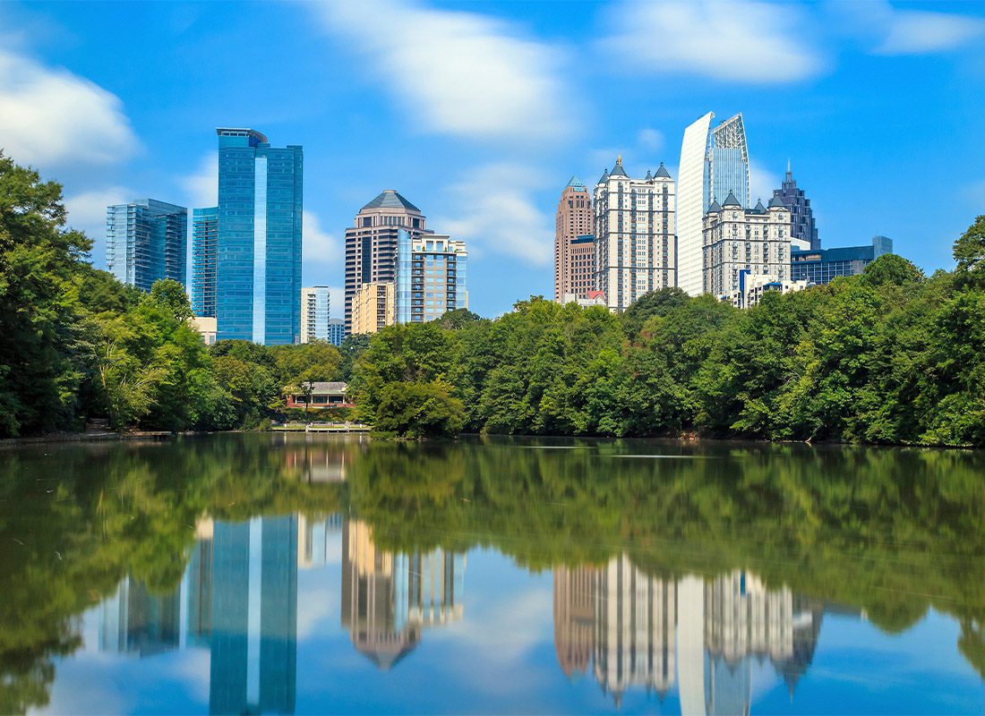 Contact - Skyline and Reflections of Midtown Atlanta, Georgia